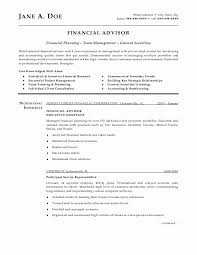 Financial advisors meet with clients to help them determine the best budgeting and retirement plans for them, including investing strategies and other financial responsibilities. Financial Advisor Resume Sample Resume Zone