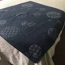 A preprinted sashiko throw by the mètre - perfect for the beginner ...