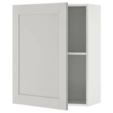 Knoxhult Wall Cabinet With Door Gray Width 24 Ikea Wall Cabinet Cabinet Doors Tall Cabinet Storage