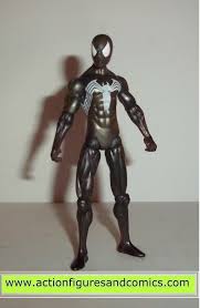 Black And Silver Spiderman Suit Marvel Universe Spider Man Black Suit Classics Hasbro Toys Action Figures 7334 Marvel Marvel Universe Action Figures Marvel Universe