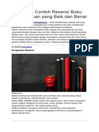 Buku karya sulaiman ini cukup berhasil menyampaikan persoalan remaja. Contoh Soal Resensi Buku Dan Pembahasannya Lukisan