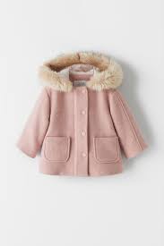 snap button duffel coat with faux fur hood zara united states cocuk giyim kiz bebek giysileri kizlar