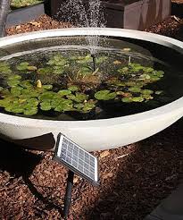 It can be widely used in the garden, birdbath, small pond, pool, garden, lawn water circulation for oxygen, etc. Solar Fountains And Pumps Nurseries Online