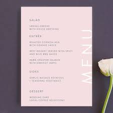 Menu Cards By Minted Minimal Modern Wedding Menus Wedding Menu Design Inspiration Menu Cards Menu Design