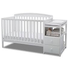I use a dresser with a changing pad on top. Delta Children Royal 4 In 1 Convertible Baby Crib And Changer White Walmart Com Walmart Com