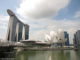 Architecture In Singapore Marina Bay Sands Art Science Center And Helix Bridge Information About Sightseeing Dinin Marina Bay Sands Sightseeing Travel Blog