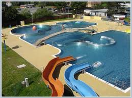Cool Outdoor Swimming Pool With Water Slides Piscina Casas Casa Dos Sonhos