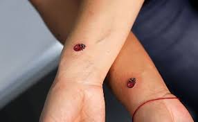 It tells it like it is. Small Ladybug Tattoo Behind Ear Novocom Top