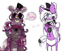 C4d Fnaf Funtime Foxes By Ssbb1189 On Deviantart Fnaf Drawings Fnaf Fnaf Funny