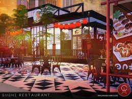 Pin By Sophie Eckert On The Sims 4 Cc Sims 4 Restaurant The Sims 4 Lots Sims 4