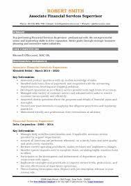 This accounting supervisor job description template is optimized with accounting duties for senior level roles. Financial Services Supervisor Resume Samples Qwikresume
