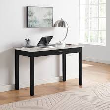 Maybe you would like to learn more about one of these? Ivy Bronx Kessler Desk W White Gray Faux Marble Top Espresso Base Wayfair