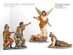 Anunciacion A Los Pastores 14 Cm Libreriasantuario Com Libreria Articulos Religiosos