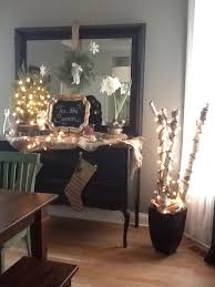 My Sideboard Decorated For Christmas Sideboard Decor Christmas Decorations Holiday Decor