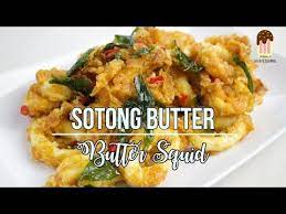 How To Cook Butter Squid Cara Masak Sotong Butter Youtube Cooking Seafood Recipes Healthy Recipes