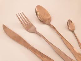 talher rose talheres dourados facas de mesa talheres