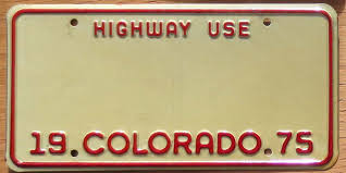 You can transfer the plates to a new vehicle, or you may receive a credit from the state. 1975 Colorado Highway Use Blank Mint Automobile License Plate Store Collectible License Plates For Less