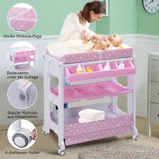 Wickeltisch, badewanne, roba, baby, mobil, anbei, biete, integrierter, maus, bereits. Costway 2 In 1 Mobiler Wickeltisch Badewanne Kaufland De