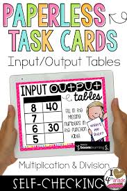 3rd Grade Math Centers 3rd Grade Multiplication And Division Multiplication And Division Input Output Tables 3rd Grade Math Math Centers Third Grade Math