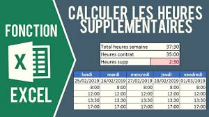 We did not find results for: Excel Calculer Les Heures De Travail Et Heures Supplementaires Youtube
