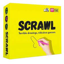 To write something quickly, without trying to make your writing tidy or easy to read: Scrawl Liberal Dictionary