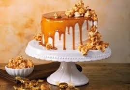 Kreative Karamellrezepte Von Werther S Original Die Kostliche Karamell Popcorn Torte Goldfluss Karamell Popcorn Torten Rezepte Karamell Torte