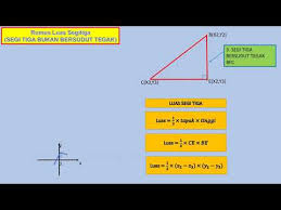 Rumus volume prisma segi tiga. Rumus Luas Segitiga Atas Satah Cartesan Koordinat Geometry Bab 7 Youtube