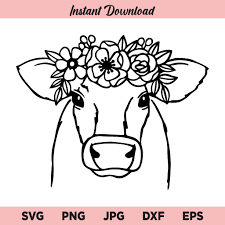 Free Free 308 Baby Cow Face Svg Cartoon Cow Svg SVG PNG EPS DXF File