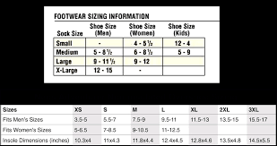 mens womens and kids footwear size chart all seasons