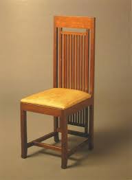 Prairie Style Side Chair Isabel Roberts House 1908 River Forest Illinois Frank Llo Frank Lloyd Wright Furniture Industrial Apartment Decor Davenport House