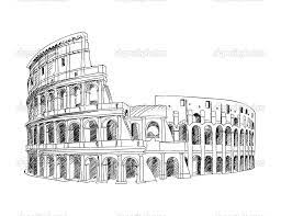 Cada año lo visitan 6 millones de personas. Coliseo Romano Dibujo Coliseo Romano Coliseo De Roma