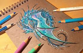Maybe you would like to learn more about one of these? Lunar Water Dragon By Alviaalcedo On Deviantart Dragon Art Dragon Drawing Water Dragon