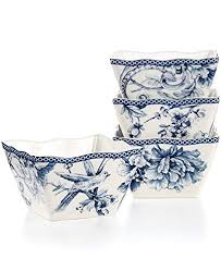 5 out of 5 stars (90) $ 23.00. Kitchen Dining 222 Fifth Adelaide Blue Square Fruit Snack Dip Appetizer Bowls Set Of 4 Bowls