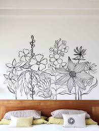 Flower Mural Floral Diy Mural Diy Ideas Diy Crafts Do It Yourself Crafty Diy Pictures Flower Mural Inspiration Wall Wall Murals