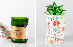 I'm late to the game here, but maybe this will help those of you who are having trouble attaching vinyl to candles. How To Wrap Odd Shaped Gifts