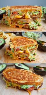Bacon Guacamole Grilled Cheese Sandwich Recette Recettes De Cuisine Cuisine Et Boissons Recette Croquant