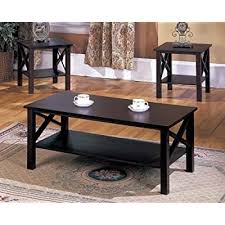 Cherry kohen solid wood pedestal end table. Buy King S Brand 3 Piece Wood X Style Casual Coffee Table 2 End Tables Occasional Set Cherry Finish Online In Guatemala B003ati596