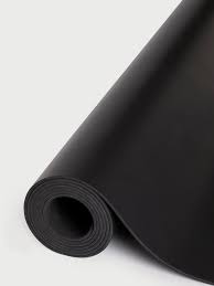 The cotton mat fits your entire back as you lie down, and a comfortable neck pillow is included to experience even greater benefits of acupressure. Black Monochrome Yoga Mat Cotton Strap Standard Minimalist