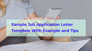 When crafting the content for your. Sample Job Application Letter Template With Example And Tips