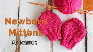 Adding some warm crochet mittens to your wardrobe this winter sounds like a good idea. How To Knit Newborn Baby Mittens For Beginners So Woolly Youtube