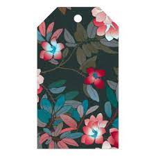 This abstract line flower floral pattern case was professionally created and printed in the united states! Victorian Blue Floral Pattern Gift Tags Pattern Sample Design Template Diy Cyo Customize Floral Gifts Floral Pattern Vintage Tags