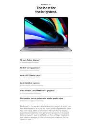 Amazon Com New Apple Macbook Pro 16 Inch 16gb Ram 512gb Storage 2 6ghz Intel Core I7 Silver
