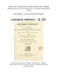 Calameo Francois Juste Raynouard Lexique Roman 2 C