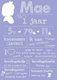 Eerste Verjaardag Uitnodiging 1 Jaar Kaart Meisje Lila Paars Mijn Eerste Dingen Krijtperk Uitnodiging Verjaardagsuitnodiging Verjaardag