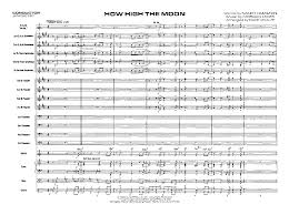 How High The Moon By Morgan Lewis Arr Dave Wolpe J W