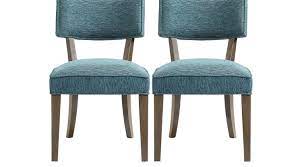 The impeccable classical armchair sits upright with its logical design and straight legs. Wendelyn Blue Dining Chair Set Of 2 Contemporary