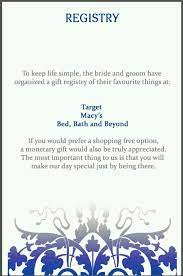 Gift Registry Wording Gift Registry Wording Gift Registry Cards Wedding Registry Wording