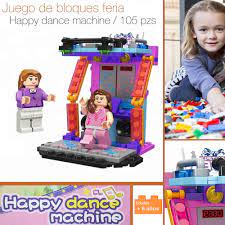 Piezas de segunda mano y descatalogadas. Bloques Para Armar Tipo Lego Feria Juegos Mecanicos Happy Dance Machine Shopeame