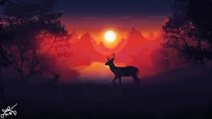 Maybe you would like to learn more about one of these? Wallpaper Nature Deer Natural Environment Natural Landscape Antler Background Download Free Image