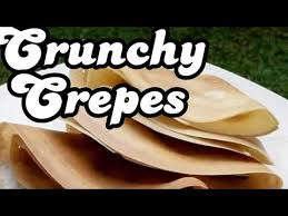 Tuang 1 sendok sayur adonan kemudian ratakan. Resep Cara Membuat Kue Crepe Renyah Crunchy Crepes Recipe Youtube